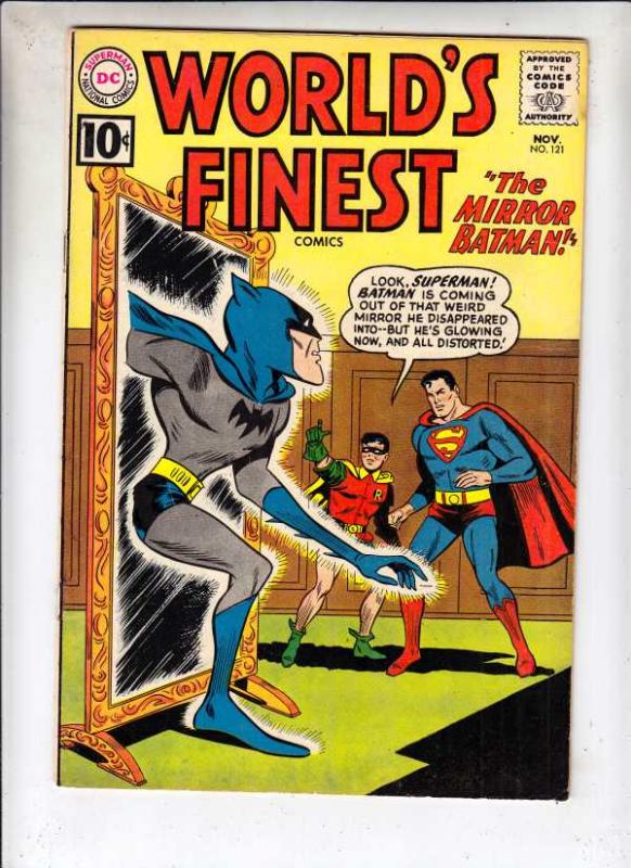 World's Finest #121 (Nov-61) VG/FN- Mid-Grade Superman, Batman, Robin