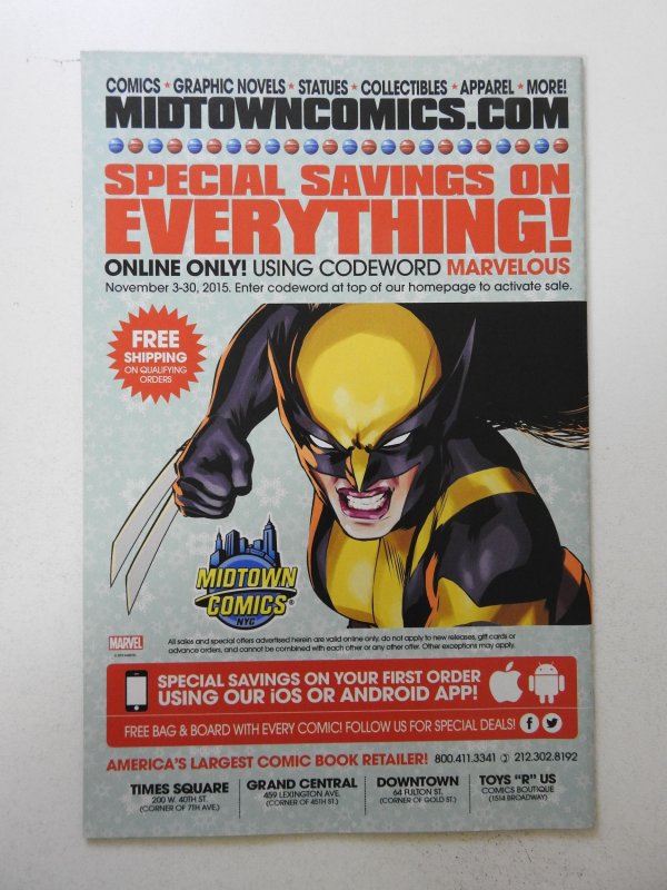 All-New Wolverine #1 (2016) NM Condition!