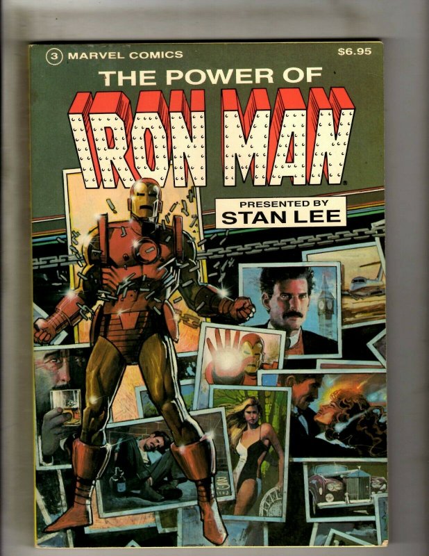 The Power Of Iron Man Presented By Stan Lee Marvel Comics TPB Graphic Novel J462