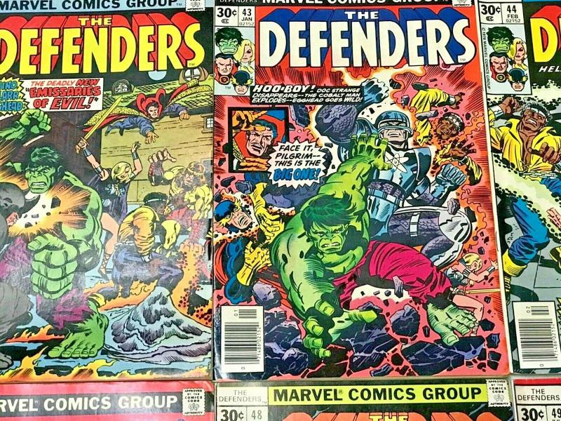 DEFENDERS#42-56 VF LOT 1976 (14 BOOKS) MARVEL BRONZE AGE COMIC