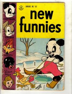 12 New Funnies Dell Comics #195 38 AP 180 125 162 136 99 107 157 134 144 160 JK4