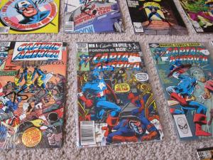 Captain America #248-250 #252 256 257 + Fine (6.0) 15 book lot (551J)