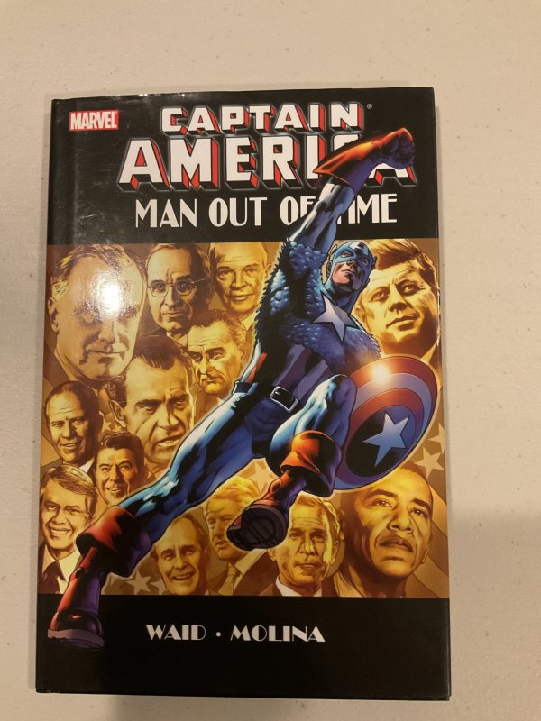 Captain America: Man Out of Time  HC  (Cover Price $20)  Mark Waid!