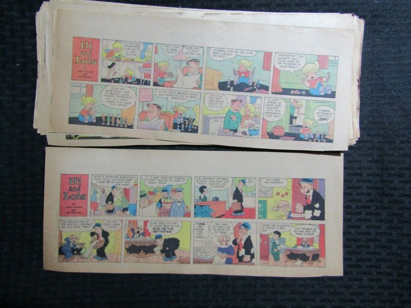 1967 Hi And Lois Browne And Walker 15x6 Newspaper Comic Strip Lot E Of 12 Vgvg Comic Books 1966