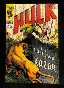 Incredible Hulk (1962) #109 Ka-Zar Appearance!