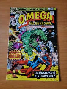 Omega The Unknown #2 ~ FINE FN ~ 1976 Marvel Comics