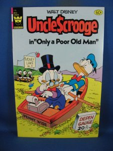 UNCLE SCROOGE  195 NM HIGH GRADE BARKS ONLY A POOR OLD MAN (#1)  1981