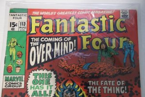 Fantastic Four # 113 1st Over-Mind Marvel Comics 