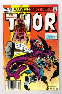 Thor #325 (1982) - A Day in the Death of Darkoth - A Deal With - Newsstand Copy