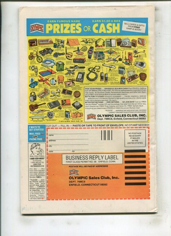 INVADERS #41 (9.2) NEWSSTAND, BARON BLOOD!! 1976