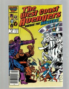 12 The West Coast Avengers Marvel Comic Books #1 3 4 5 7 8 10 11 12 13 15 16 GB2