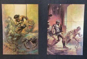 Tarzan Covers by Boris Vallejo - Collectible Puzzle Sets 5 piece Lot