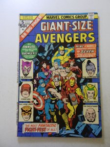 Giant-Size Avengers #5 (1975) FN/VF condition