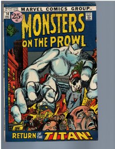 Monsters on the Prowl #14 (1971) FN+