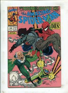 Amazing Spider-Man #336- Aunt May's Boyfriend Dies - Direct Edition (9.2OB) 1990