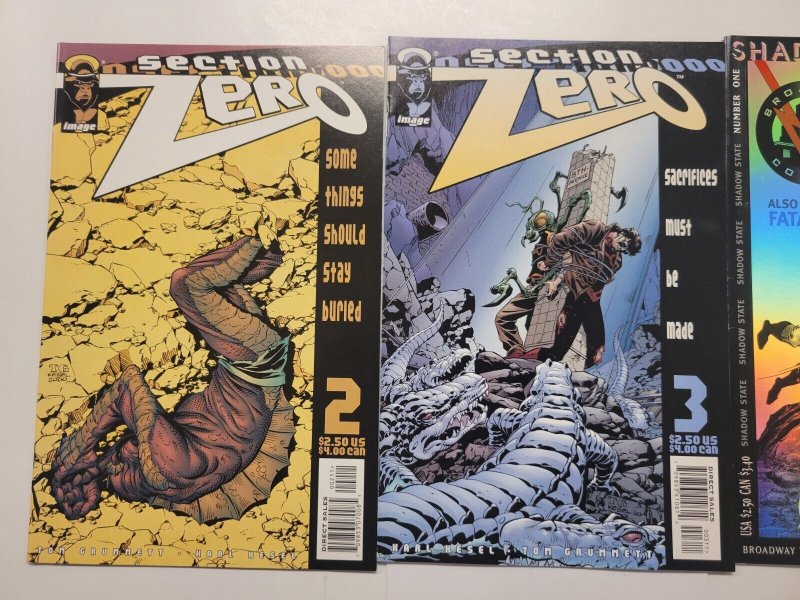 3 Image Broadway Comics #2 3 Section Zero + #1 Shadow State 29 TJ10