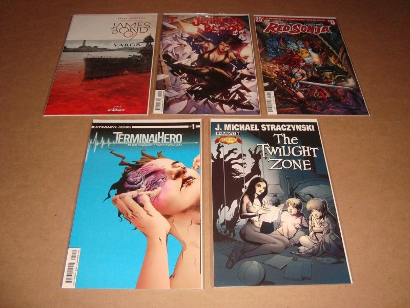 LARGE LOT OF 17 UNREAD DYNAMITE ENTERTAINMENT COMICS