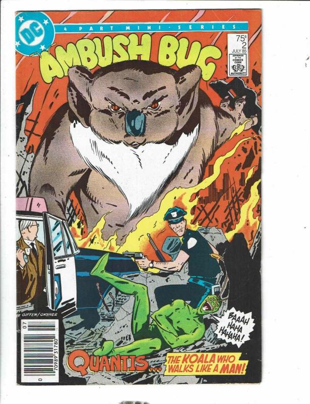 Lot Of 9 DC Comics Angel & The Ape # 1 2 3 4 + Ambush Bug # 1 2 3 4 + # 1 RJ6