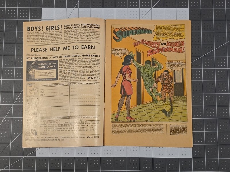 Superman #214 (DC Comics February 1968) Neal Adams Cover