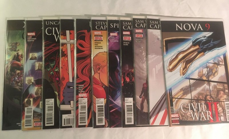 CIVIL WAR II Thirty-One Comics, VFNM Condition