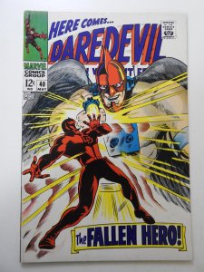 Daredevil #40 (1968) VG+ Condition centerfold detached bottom staple