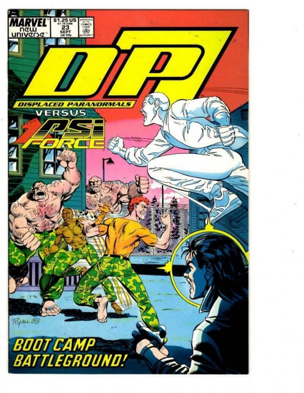 D.P.7 #23, NM, Displaced Paranormals, Marvel, 1986 1987, more Marvel in store