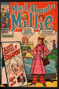 MAD ABOUT MILLIE #8-1969-MARVEL TEEN ROMANCE-SILVER-AGE