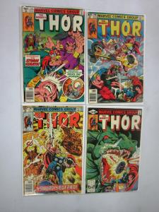 Later Bronze Thor, From:#252-298, 36 Different, Average 6.0/FN (1976-1980)