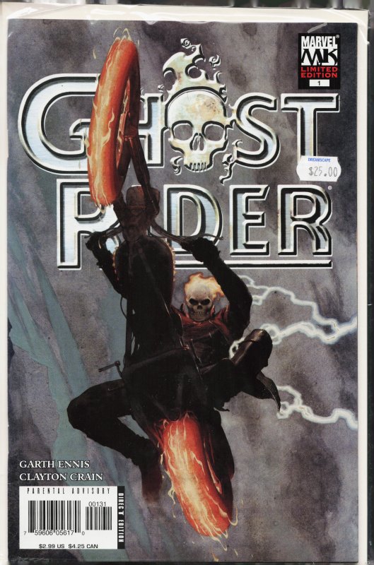 Ghost Rider #1 Ribic Cover (2005) Ghost Rider