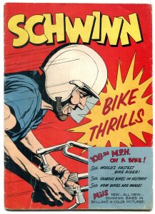 Schwinn Bike Thrills 1958 BICYCLE COMICS SPEED RECORDS G/VG