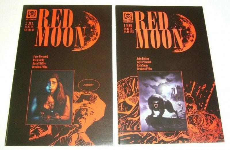 Red Moon #1-2 FN complete series - john bolton - mike deodato horror set lot