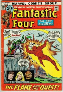 Fantastic Four #117 (1962) - 4.0 VG *The Flame and the Quest/Diablo*