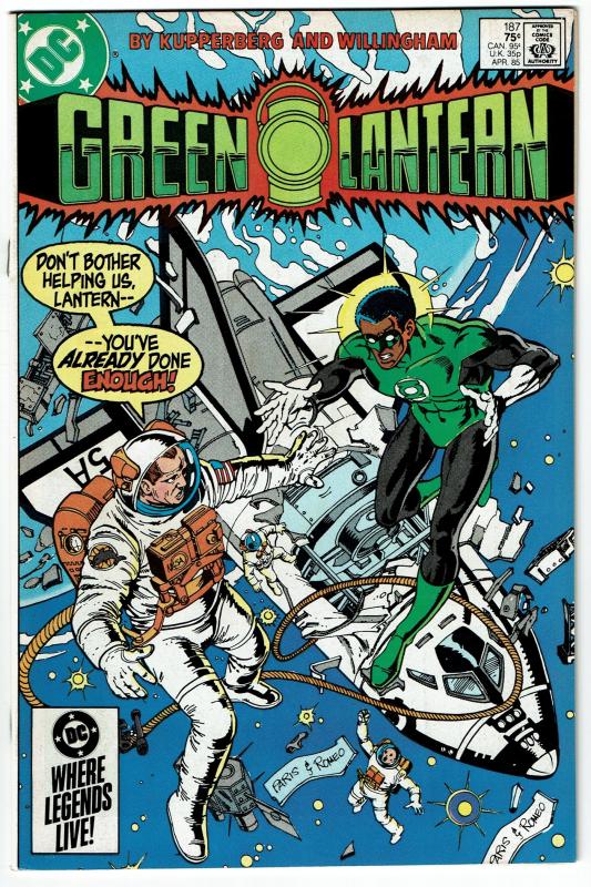 Green Lantern #187 (1st Series)   9.2 NM- 