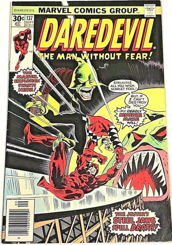 DAREDEVIL#137 FN/VF 1976 MARVEL BRONZE AGE COMICS