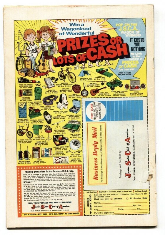 CAPTAIN AMERICA  #165 comic book-Falcon-Yellow Claw-1973