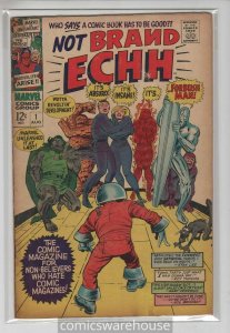 NOT BRAND ECHH (1967 MARVEL) #1 GOOD+ A10147