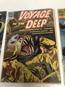 Voyage To The Deep (1972) Set Issues # 1,# 3-#• Dell Publishing • Disaster Rises