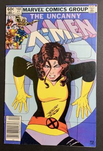 The Uncanny X-Men #168 (1983) 1st Appearance Madelyne Pryor / 2nd Lockheed