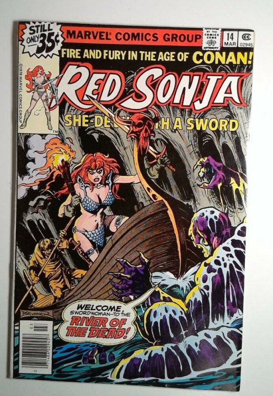 Red Sonja #14 (1979) Marvel 7.0 FN/VF Comic Book