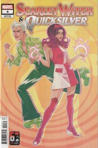 Scarlet Witch Quicksilver # 4 Sauvage Variant NM Marvel [Y5]