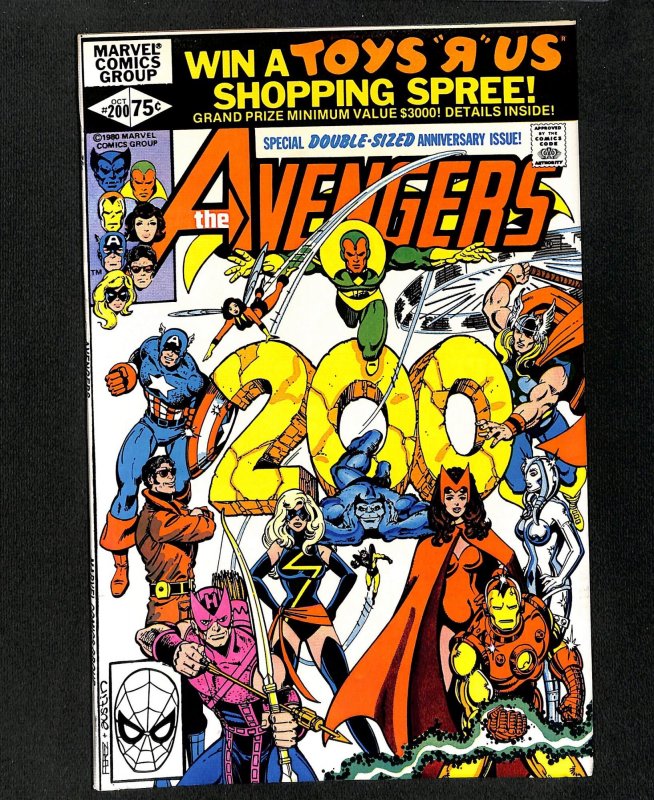 Avengers #200 Ms. Marvel leaves the Avengers!