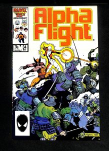 Alpha Flight #34 1st Full Lady Deathstrike!