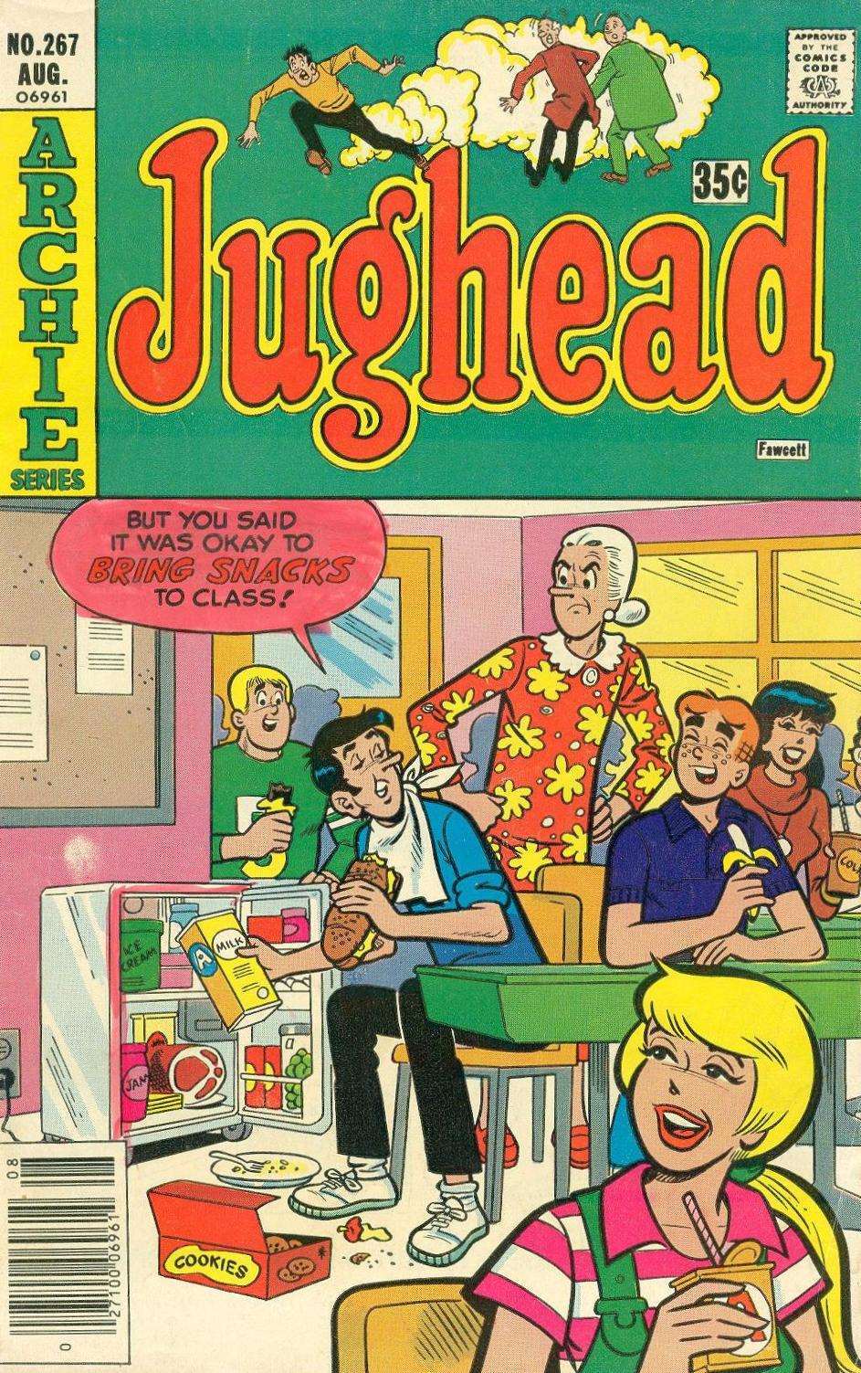 Jughead (Vol. 1) #267 VG ; Archie | Low Grade Comic August 1977 School ...