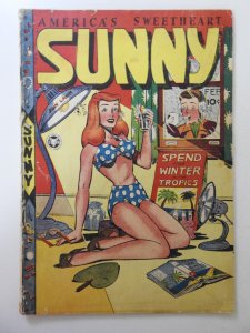 Sunny #12 GD/VG Condition! bug chew fc through 1st 4 pages