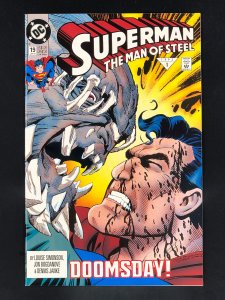 Superman: The Man of Steel #19 (1993) Doomsday is Fully Revealed in this Issue