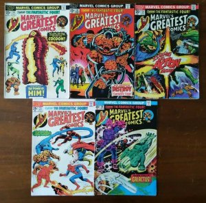 Marvel's Greatest Comics #50 51 54 55 56 - Fantastic Four Adam Warlock Avengers 