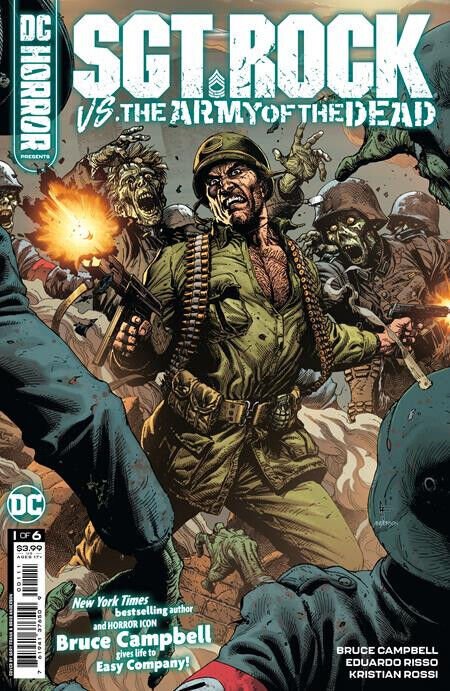 DC HORROR PRESENTS SGT ROCK VS THE ARMY OF THE DEAD #1 A GARY FRANK stock image