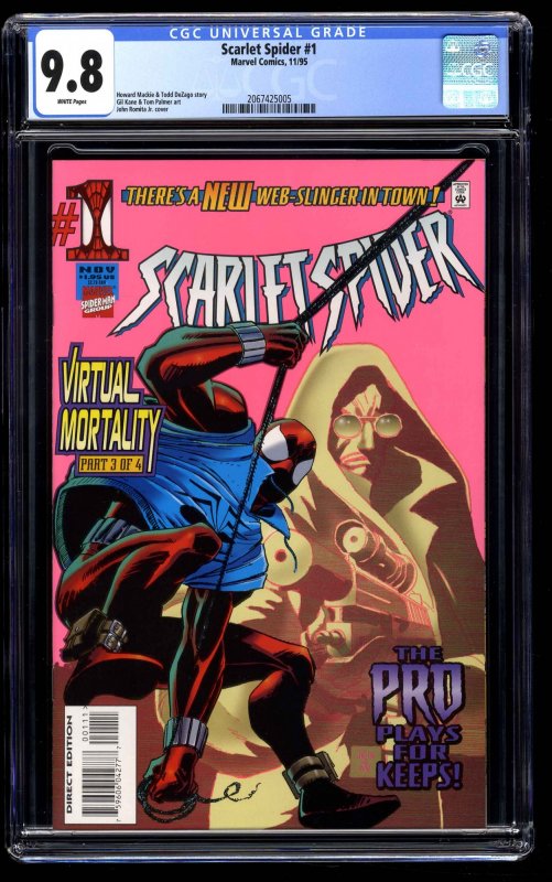 Scarlet Spider #1 CGC NM/M 9.8 White Pages