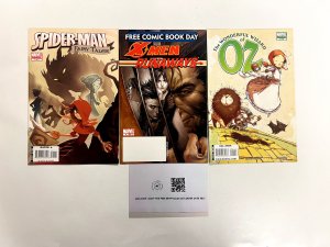 3  Marvel Comics The Wonderful Wizards Of Oz #1 +XMen # A + Spiderman #1 25 JS16