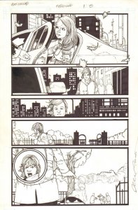 Fleshdigger #1 Page 5 Original Art by Alex Sanchez  Supernatural Horror  Top Cow